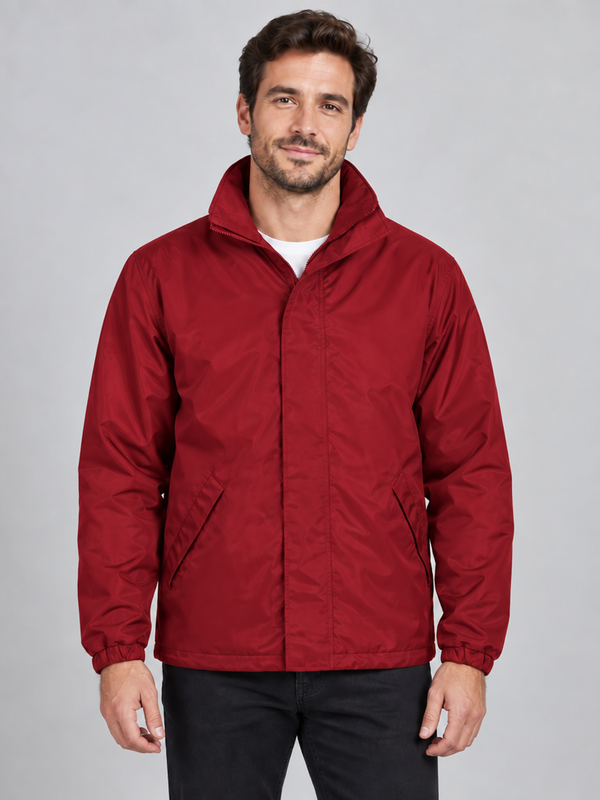 Parka Beja impermeável c/ Capuz retrátil-Vermelho-S-RAG-Tailors-Fardas-e-Uniformes-Vestuario-Pro
