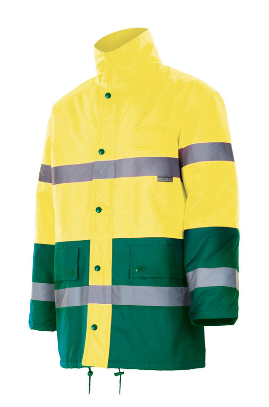 Parka Bicolor de Alta Visibilidade-Amarelo/Verde-S-RAG-Tailors-Fardas-e-Uniformes-Vestuario-Pro
