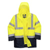 Parka de Alta Visibilidade Bicolor 5 em 1-Amarelo/marinho-XS-RAG-Tailors-Fardas-e-Uniformes-Vestuario-Pro