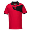 Polo Alta visibilidade PW2 S/S-Vermelho/Preto-L-RAG-Tailors-Fardas-e-Uniformes-Vestuario-Pro