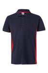 Polo Bicolor de Manga Curta-Azul Marinho/Vermelho-XS-RAG-Tailors-Fardas-e-Uniformes-Vestuario-Pro