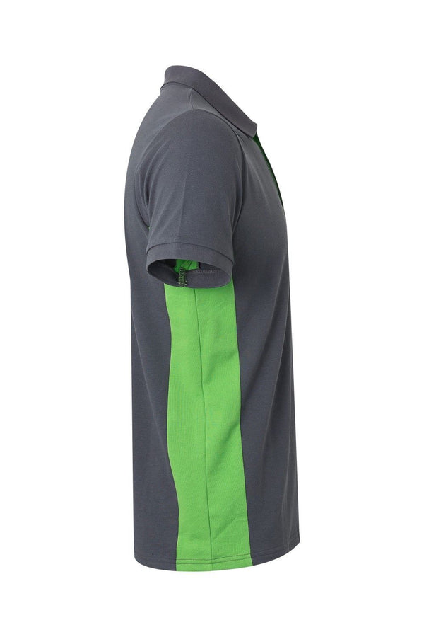 Polo Bicolor de Manga Curta-RAG-Tailors-Fardas-e-Uniformes-Vestuario-Pro