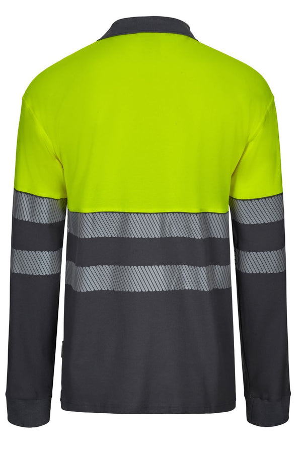 Polo Bicolor m\comprida Alta Visibilidade-RAG-Tailors-Fardas-e-Uniformes-Vestuario-Pro