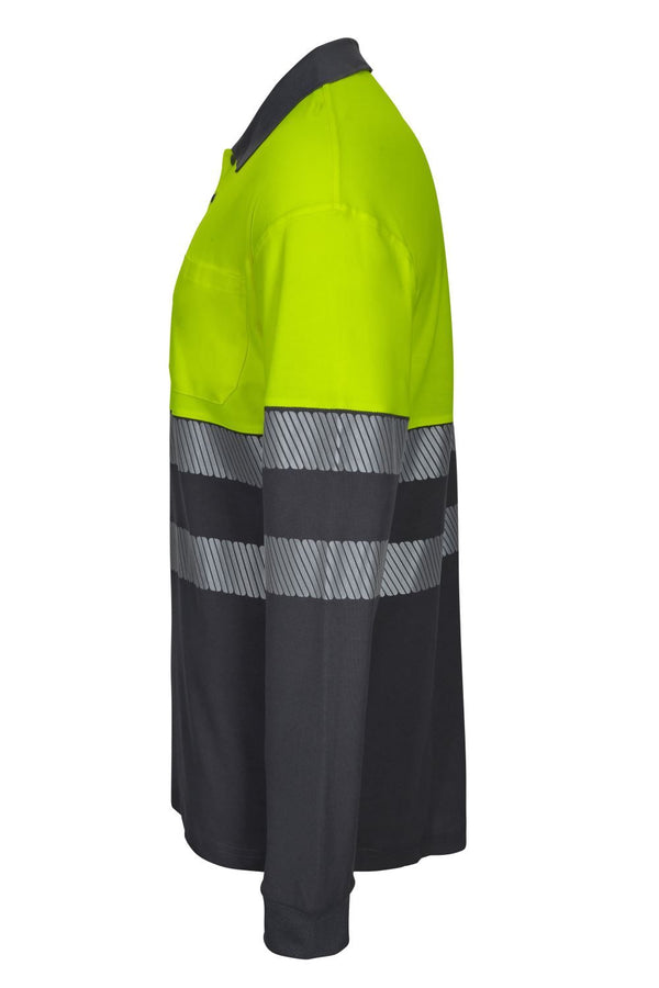 Polo Bicolor m\comprida Alta Visibilidade-RAG-Tailors-Fardas-e-Uniformes-Vestuario-Pro