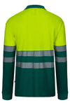 Polo Bicolor m\comprida Alta Visibilidade-RAG-Tailors-Fardas-e-Uniformes-Vestuario-Pro