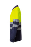 Polo Bicolor m\comprida Alta Visibilidade-RAG-Tailors-Fardas-e-Uniformes-Vestuario-Pro