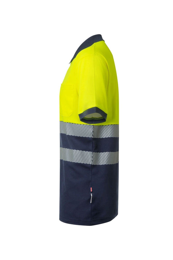 Polo Bicolor m\curta Alta Visibilidade-RAG-Tailors-Fardas-e-Uniformes-Vestuario-Pro