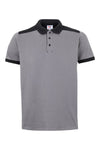 Polo Bicolor m\curta-Cinza / Preto-XS-RAG-Tailors-Fardas-e-Uniformes-Vestuario-Pro