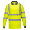 Polo Cotton Comfort de Manga Comprida-Amarelo-L-RAG-Tailors-Fardas-e-Uniformes-Vestuario-Pro