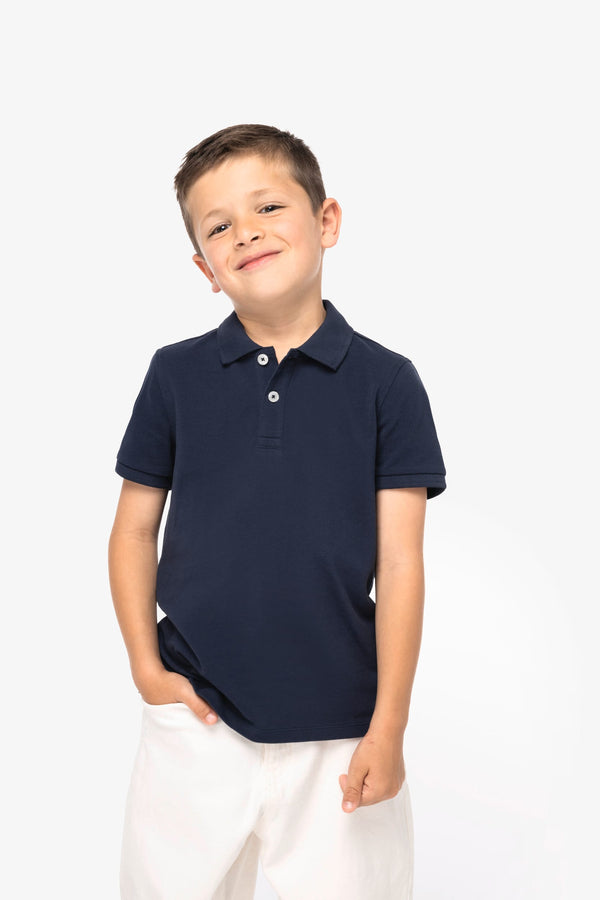 Polo Criança Eco-responsável em Malha Piqué-RAG-Tailors-Fardas-e-Uniformes-Vestuario-Pro