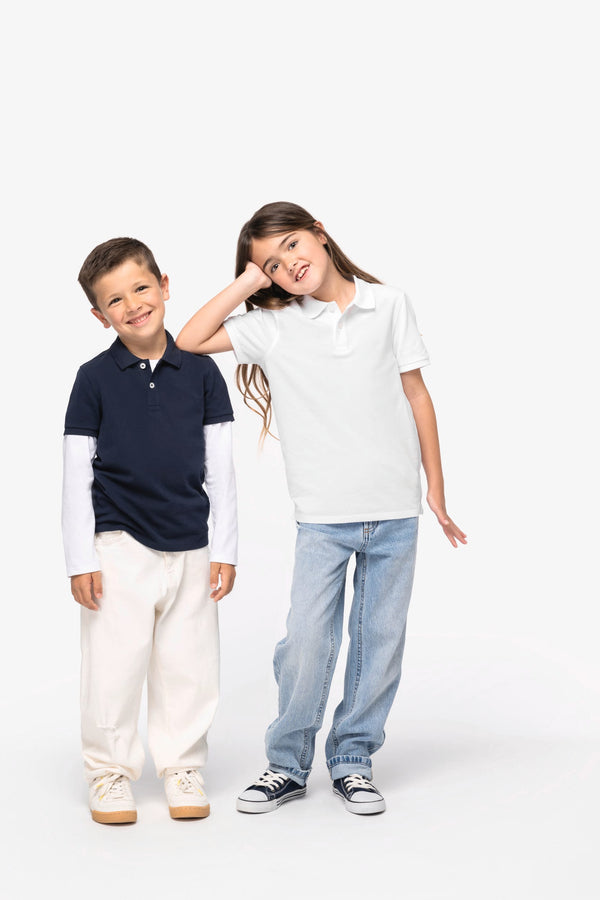 Polo Criança Eco-responsável em Malha Piqué-RAG-Tailors-Fardas-e-Uniformes-Vestuario-Pro