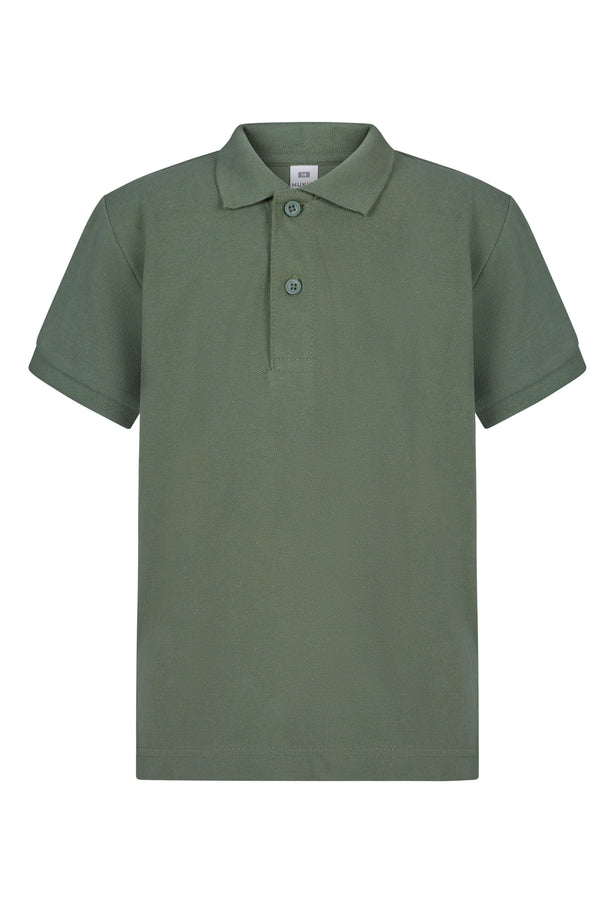Polo Criança Vigor (2 de 2) 100% algodão 210g-Tea Green-1/2-RAG-Tailors-Fardas-e-Uniformes-Vestuario-Pro