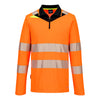 Polo DX4 - Alta Visibilidade Manga Comprida-Laranja/Preto-S-RAG-Tailors-Fardas-e-Uniformes-Vestuario-Pro