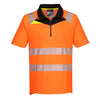 Polo DX4 Alta visibilidade S/S-Laranja/Preto-4XL-RAG-Tailors-Fardas-e-Uniformes-Vestuario-Pro