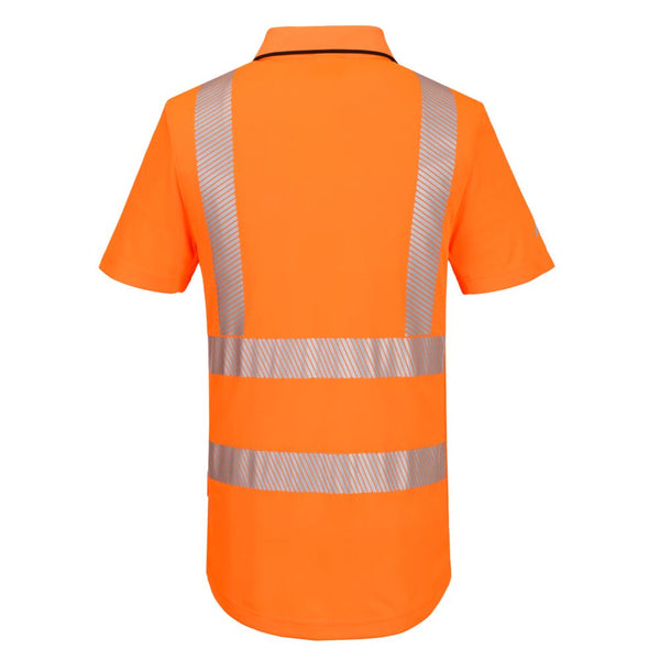 Polo Desportivo KX3 de Alta Visibilidade com Fecho – Manga Curta-RAG-Tailors-Fardas-e-Uniformes-Vestuario-Pro