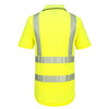 Polo Desportivo KX3 de Alta Visibilidade com Fecho – Manga Curta-RAG-Tailors-Fardas-e-Uniformes-Vestuario-Pro