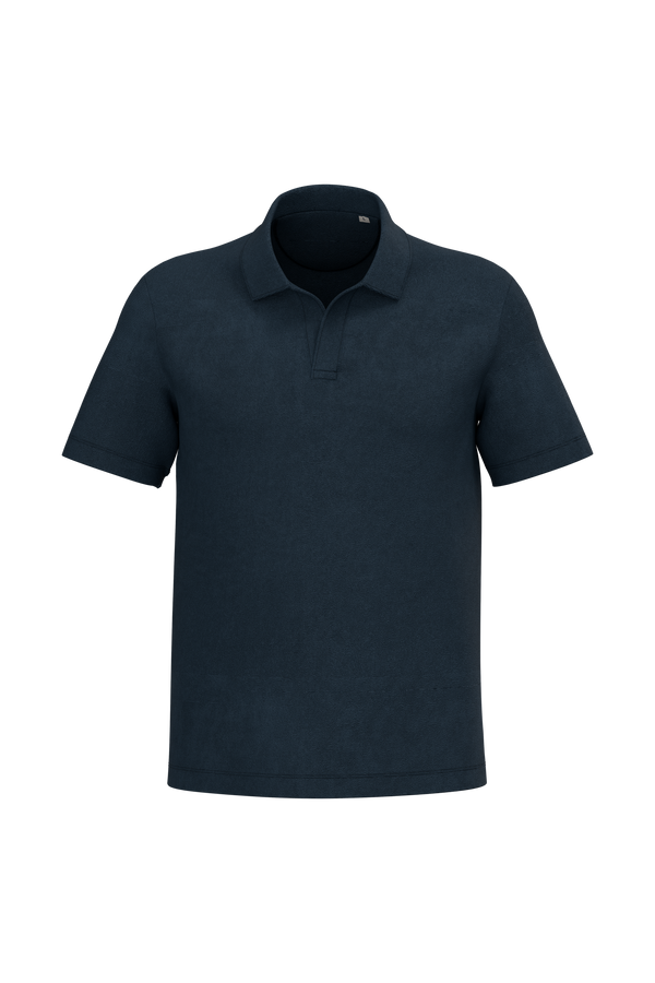 Polo Eco-Responsável em Malha Turca Homem-Azul Marinho-S-RAG-Tailors-Fardas-e-Uniformes-Vestuario-Pro