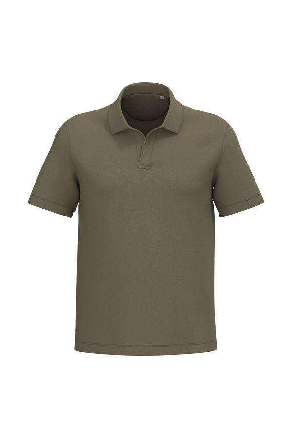 Polo Eco-Responsável em Malha Turca Homem-Verde Oliva Claro-S-RAG-Tailors-Fardas-e-Uniformes-Vestuario-Pro