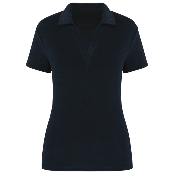 Polo Eco-Responsável em Malha Turca de Senhora-Azul Marinho-XS-RAG-Tailors-Fardas-e-Uniformes-Vestuario-Pro