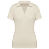 Polo Eco-Responsável em Malha Turca de Senhora-Marfim-XS-RAG-Tailors-Fardas-e-Uniformes-Vestuario-Pro