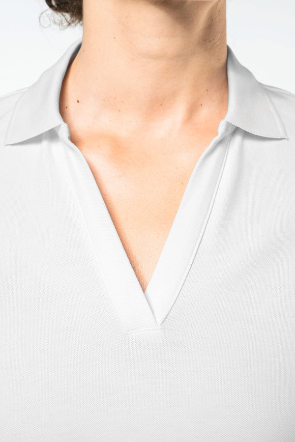 Polo Gola em V Supima® Senhora-RAG-Tailors-Fardas-e-Uniformes-Vestuario-Pro