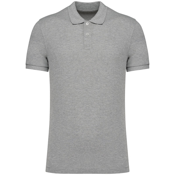 Polo Homem Albuquerque 100% algodão biológico 220 g/m²-Moon Grey Heather-S-RAG-Tailors-Fardas-e-Uniformes-Vestuario-Pro