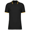 Polo Homem c\Friso as Riscas-Preto/Amarelo-S-RAG-Tailors-Fardas-e-Uniformes-Vestuario-Pro