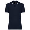 Polo Homem c\Friso as Riscas-Marinho/Branco-S-RAG-Tailors-Fardas-e-Uniformes-Vestuario-Pro