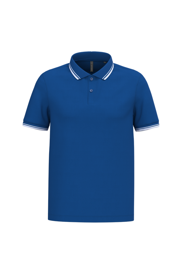 Polo Homem c\Friso as Riscas-Royal Blue / White-S-RAG-Tailors-Fardas-e-Uniformes-Vestuario-Pro