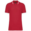 Polo Homem c\Friso as Riscas-Vermelho/Branco-S-RAG-Tailors-Fardas-e-Uniformes-Vestuario-Pro