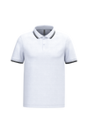Polo Homem c\Friso as Riscas-White / Black-S-RAG-Tailors-Fardas-e-Uniformes-Vestuario-Pro