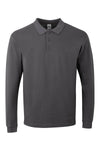 Polo M\Comprida Unisexo Almeria (1 de 2)-Dark Grey-S-RAG-Tailors-Fardas-e-Uniformes-Vestuario-Pro