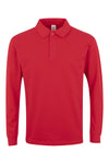 Polo M\Comprida Unisexo Almeria (1 de 2)-Red-S-RAG-Tailors-Fardas-e-Uniformes-Vestuario-Pro