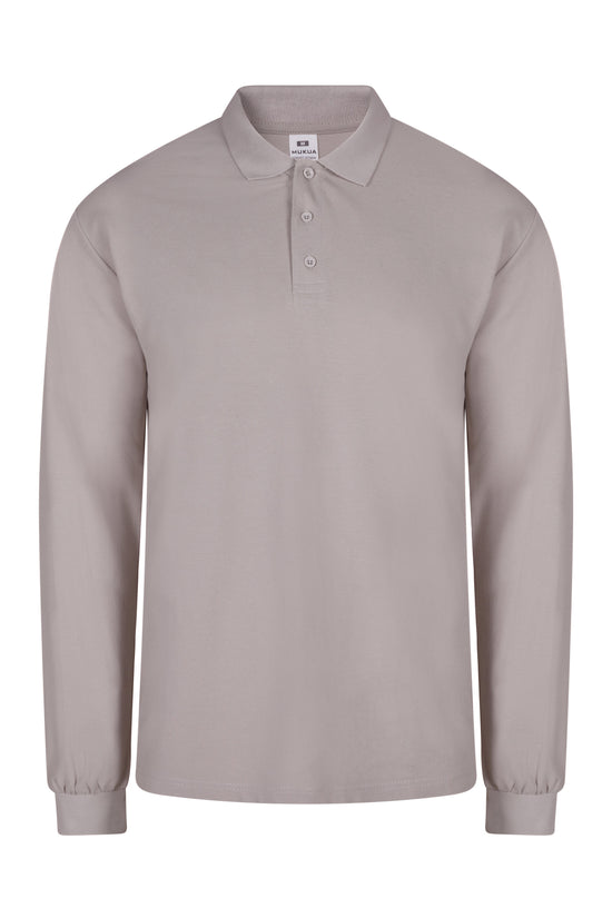 Polo M\Comprida Unisexo Almeria (2 de 2)-Cloud Grey-S-RAG-Tailors-Fardas-e-Uniformes-Vestuario-Pro