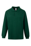 Polo M\Comprida Unisexo Almeria-Bottle Green-S-RAG-Tailors-Fardas-e-Uniformes-Vestuario-Pro