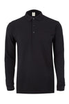 Polo M\Comprida Unisexo Traviola-Preto-S-RAG-Tailors-Fardas-e-Uniformes-Vestuario-Pro