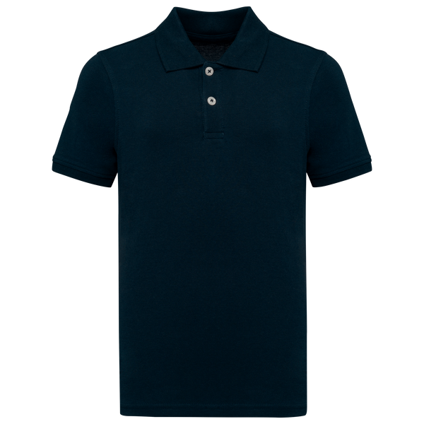 Polo Malha Piqué Bio 180 Criança-Azul Marinho-4/6 Anos-RAG-Tailors-Fardas-e-Uniformes-Vestuario-Pro