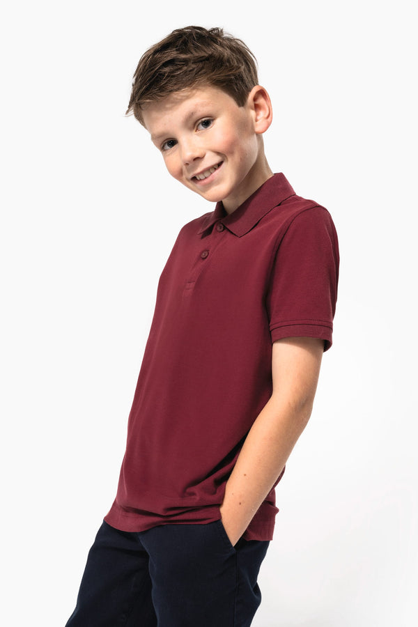 Polo Malha Piqué Bio 180 Criança-RAG-Tailors-Fardas-e-Uniformes-Vestuario-Pro