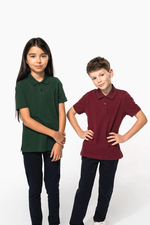 Polo Malha Piqué Bio 180 Criança-RAG-Tailors-Fardas-e-Uniformes-Vestuario-Pro