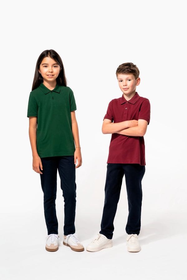 Polo Malha Piqué Bio 180 Criança-RAG-Tailors-Fardas-e-Uniformes-Vestuario-Pro