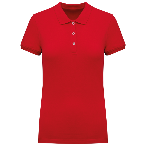Polo Malha Piqué Manga Curta Senhora-Vermelho-XS-RAG-Tailors-Fardas-e-Uniformes-Vestuario-Pro