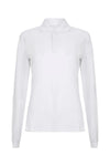 Polo OCS Stretch de Manga Comprida Mulher-Branco - 07-XS-RAG-Tailors-Fardas-e-Uniformes-Vestuario-Pro