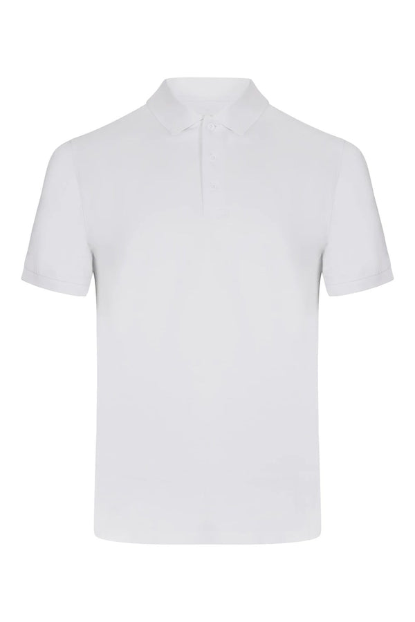 Polo OCS Stretch de Manga Curta Homem-Branco - 07-S-RAG-Tailors-Fardas-e-Uniformes-Vestuario-Pro