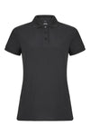 Polo OCS Stretch de Manga Curta Mulher-Cinza Antracite - 90-XS-RAG-Tailors-Fardas-e-Uniformes-Vestuario-Pro