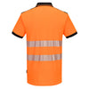 Polo PW3 de Algodão de Alta Visibilidade e Confortável Manga Curta-RAG-Tailors-Fardas-e-Uniformes-Vestuario-Pro