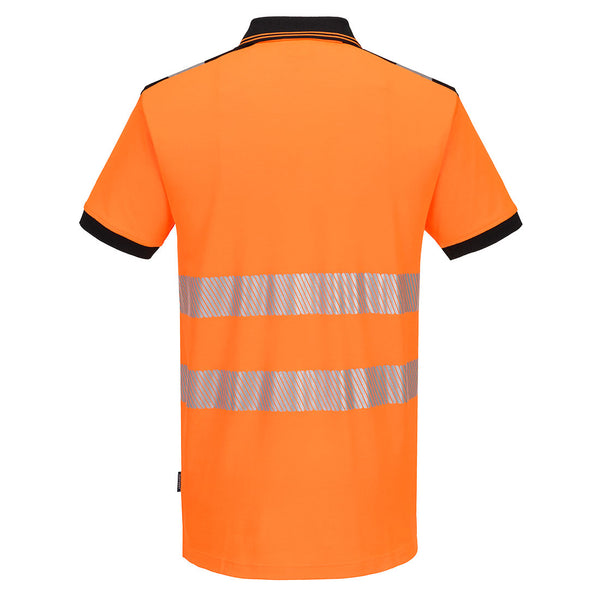 Polo PW3 de Algodão de Alta Visibilidade e Confortável Manga Curta-RAG-Tailors-Fardas-e-Uniformes-Vestuario-Pro