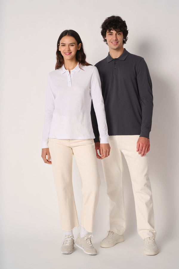 Polo Piqué Manga Comprida de Senhora-RAG-Tailors-Fardas-e-Uniformes-Vestuario-Pro