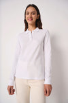 Polo Piqué Manga Comprida de Senhora-RAG-Tailors-Fardas-e-Uniformes-Vestuario-Pro