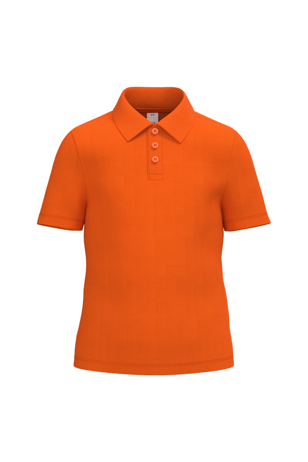 Polo Piqué de Criança-Laranja Ideal-2/4 Anos-RAG-Tailors-Fardas-e-Uniformes-Vestuario-Pro