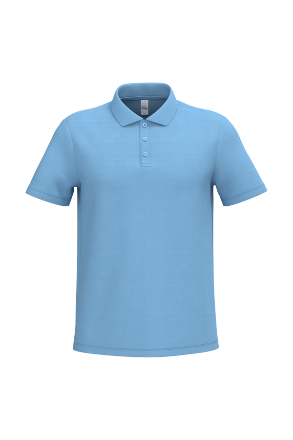 Polo Piqué de Homem-Azul Céu Ideal-XS-RAG-Tailors-Fardas-e-Uniformes-Vestuario-Pro